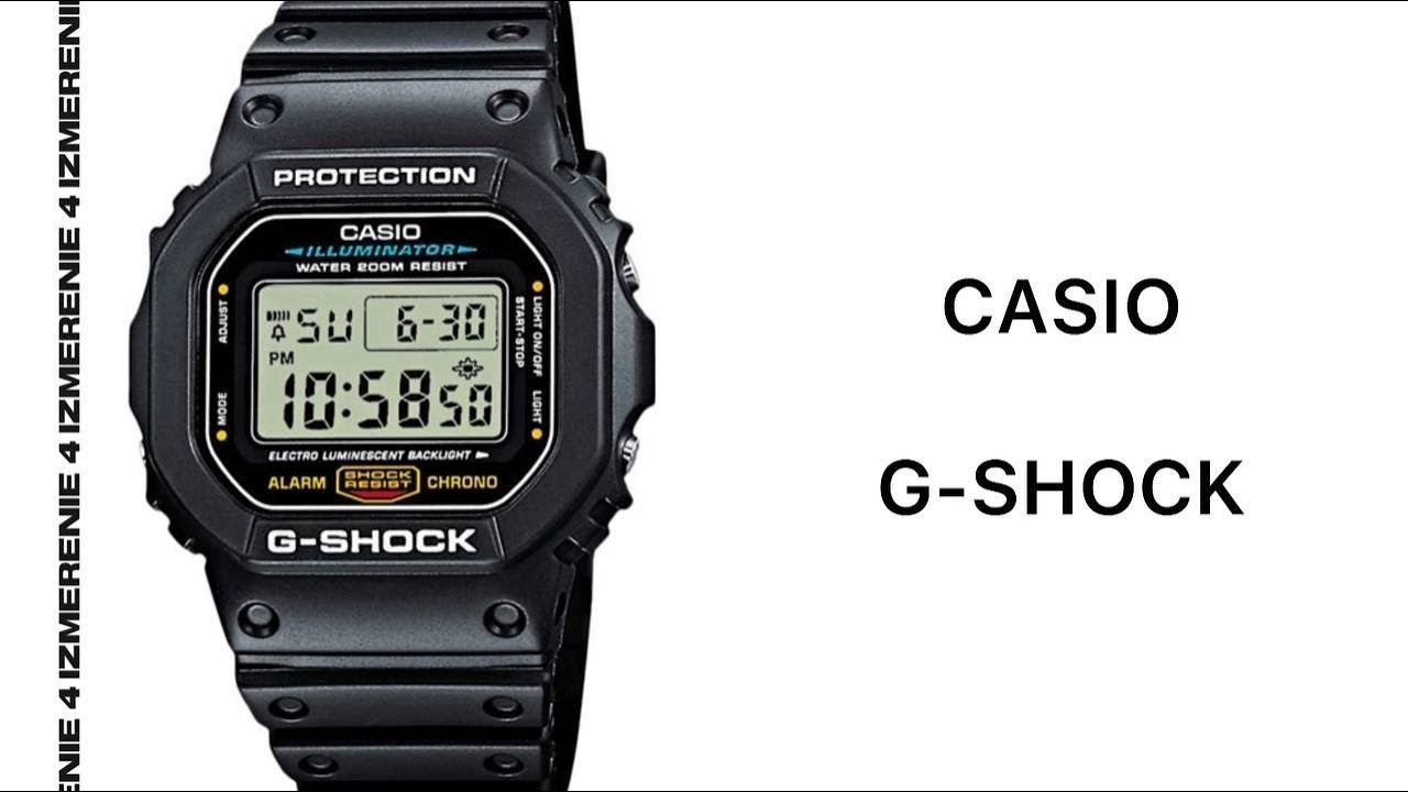Обзор 4 Измерение Casio G-Shock DW-5600E-1V