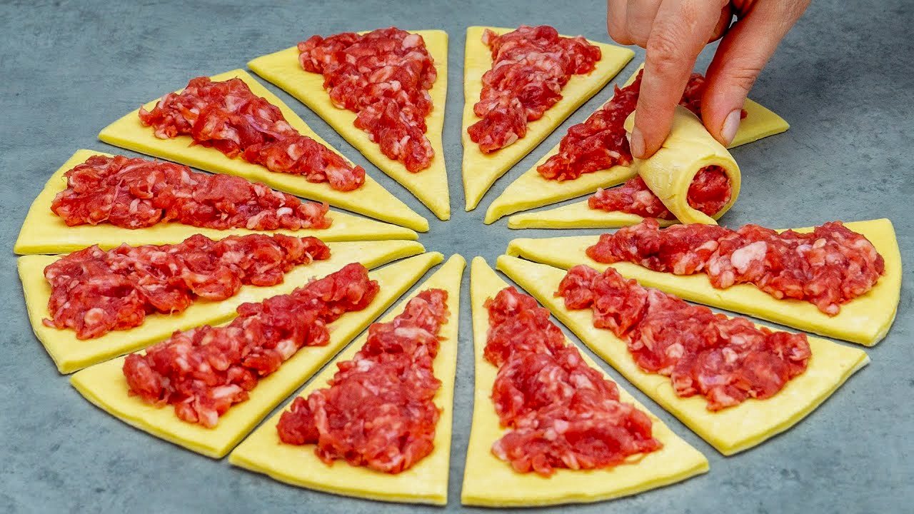 Никто не догадается как вы это приготовили !Быстрая закуска с фарше м смотреть онлайн