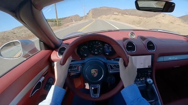 2022 Porsche Boxster 25 Years (Manual) - POV Canyon Driving Impressions смотреть онлайн