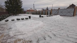 МТЗ 152. Уборка снега 2024-2025 + самодельный скребок.