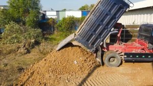 Строительство, несколько обзоров на разные участки по засыпке