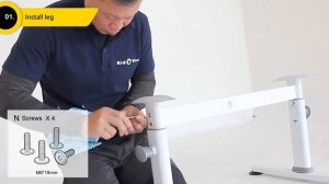 Kid2Youth M Series manual height-adjustable assembly video - Kid2Youth Ergonomic Furniture