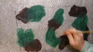 Мастер-класс "Раскладка в технике  "камуфляж" - создаём войлок с рисунком из волокон