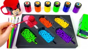 Любимые мультики АСМР для самых маленьких. Сердечки из слайма. Игрушки развивающие.