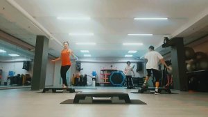 СТЕП АЭРОБИКА \ КАРДИОТРЕНИРОВКА \ СВЯЗКА НА СТЕПЕ \ ХОРЕОГРАФИЯ НА СТЕП ПЛАТФОРМЕ