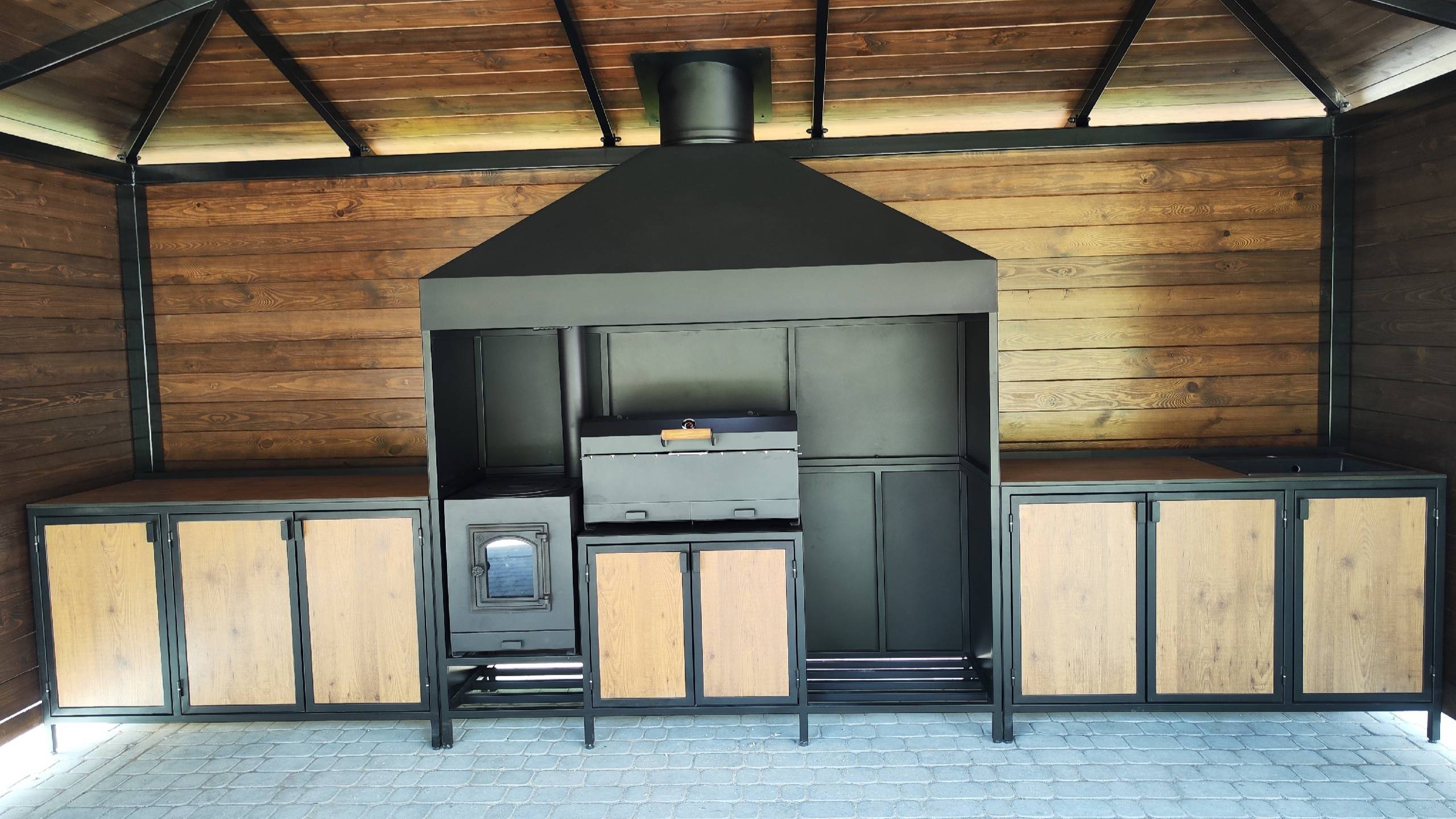 Большая Мангальная зона, мангальный комплекс, зона барбекю смотреть онлайн