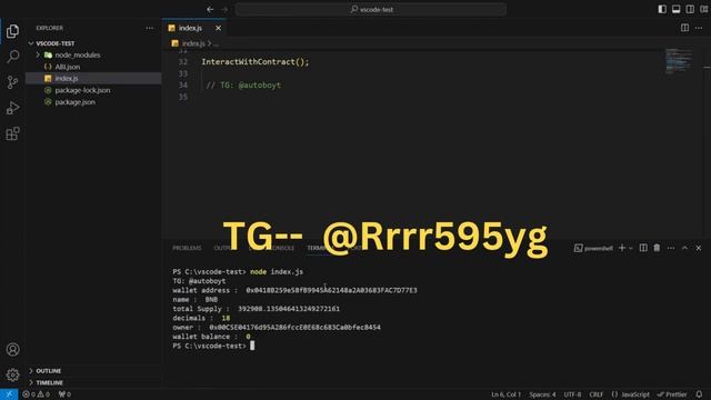 Interact with smart contract on Ethereum or BSC bot. смотреть онлайн