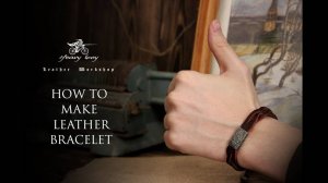 Плетеный кожаный браслет своими руками. Делаю стильный браслет из кожи.
