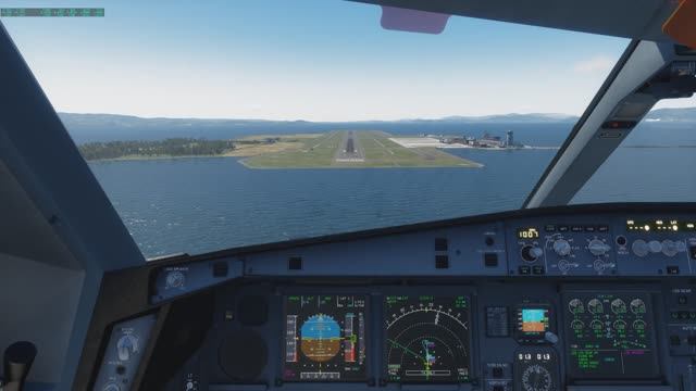 X-plane 12. A340-600. Посадка в Нагасаки. Xenviro 1.33 смотреть онлайн