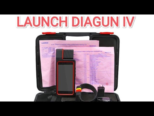 Launch DIAGUN IV обзор и апгрейд смотреть онлайн