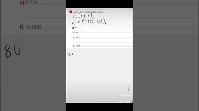 Conversão da base 10 para a base 2 смотреть онлайн