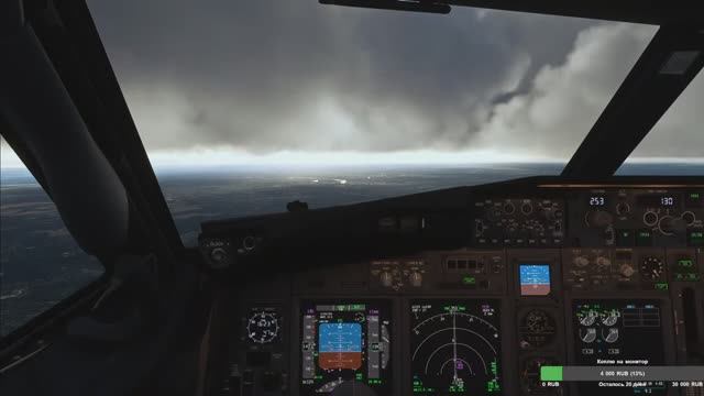 Microsoft Flight Simulator 2020. Отказ автопилота. Гамбург-Париж (EDDH-LFPO). Boeing 737-BBJ смотреть онлайн