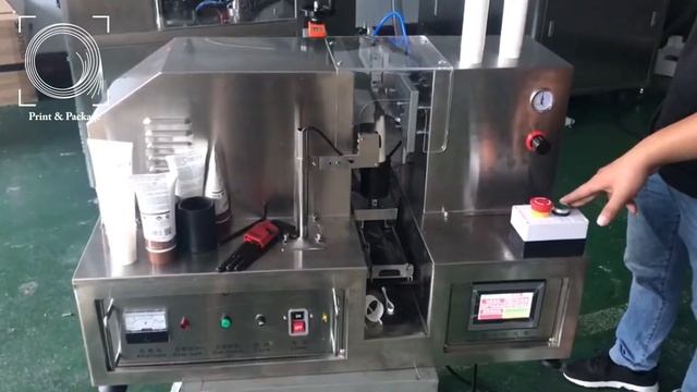Полуавтоматическая машина для запайки и обрезки туб PR HX7 смотреть онлайн
