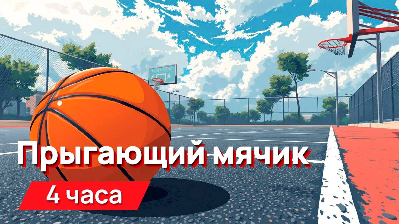 Звуки для соседей - прыгающий мячик 4 часа