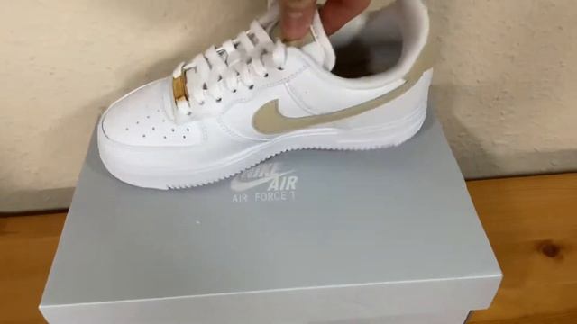 Nike Air Force 1 Low '07 Essential White Beige (W) CZ0270-105 смотреть онлайн