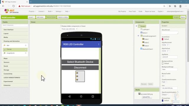 109 - RGB Led Controller Android Application смотреть онлайн