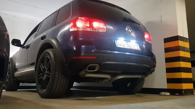 V8 4.2 touareg cold start muffler cut смотреть онлайн