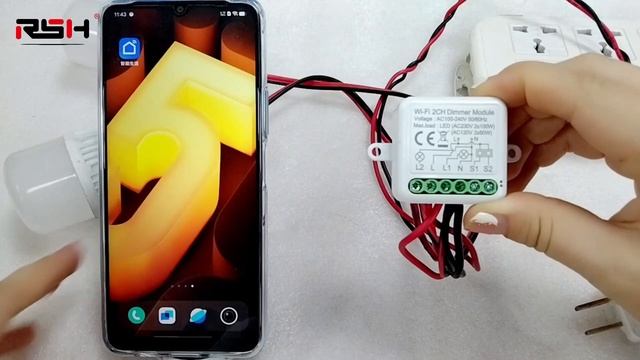 RSH Smart Dimmer Module for Home Automation DIY, 1/2 Gang Optional, with APP Voice Control смотреть онлайн