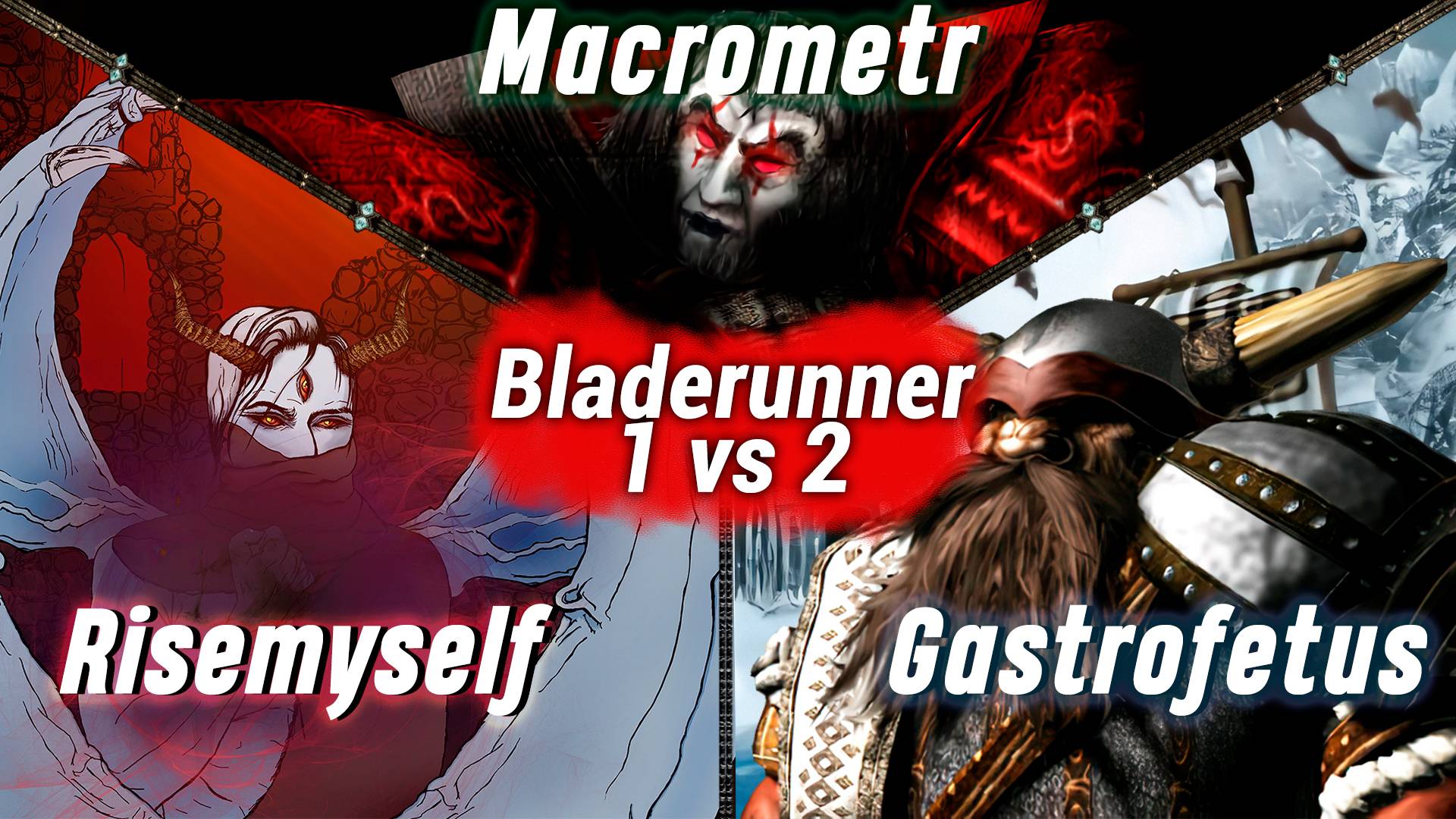 Турнир "Bladerunners Battleground" [sMNS 2.2f]. Macrometr vs Risemyself+Gastrofetus смотреть онлайн