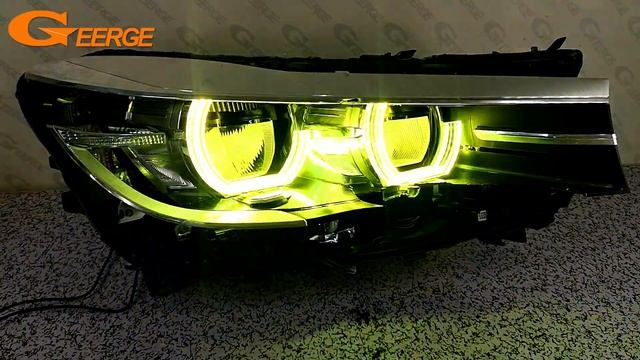 For BMW 7 Series G11 G12 Bluetooth APP Multi Color DTM M4 Style RGB LED Angel Eyes Kit Halo Rings смотреть онлайн