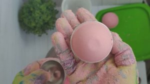 делаем твердые бомбочки для ванны. мастер класс своими руками. на крахмале. 1 часть