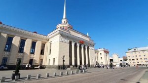 Петрозаводск,  ж/д вокзал. по пути на Белое море.