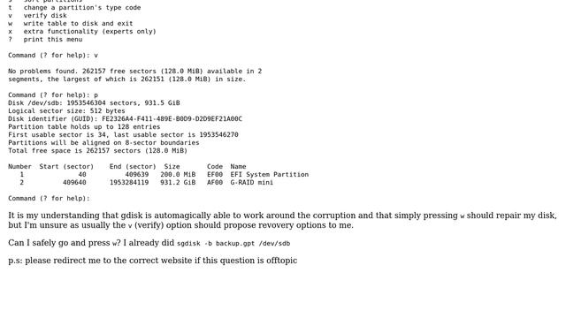 DevOps & SysAdmins: Repair corrupt GPT partition on graid mini disk смотреть онлайн