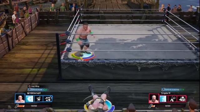 Джон Сина против Трипл Эйч: Легендарная схватка в WWE 2K Battlegrounds 🤼♂️🔥 смотреть онлайн