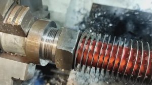 Сделал хитрые штуцера для компрессора. Резьба М33х1,5мм и 3/4".