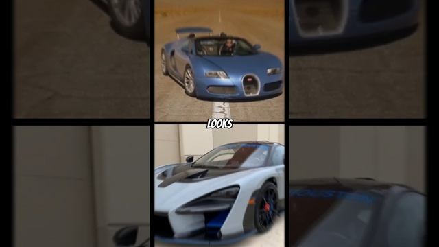 Bugatti Veyron vs Mclaren Senna #shorts #supercars #hypercar смотреть онлайн