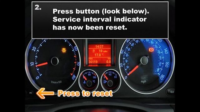 VW Eos how to reset the Service Light смотреть онлайн