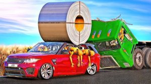 Погоня с полицией и аварии в бимке! [BeamNG.Drive] + Instant Karma