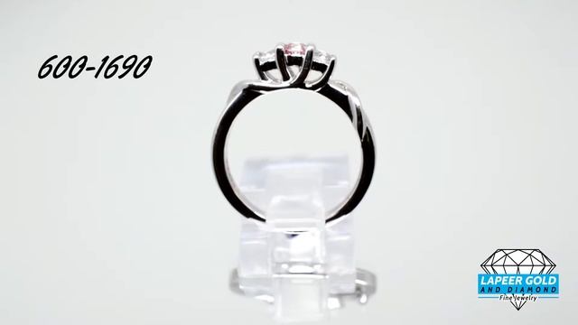 Three Stone White and Pink Swarovski Ring 600-1690 смотреть онлайн