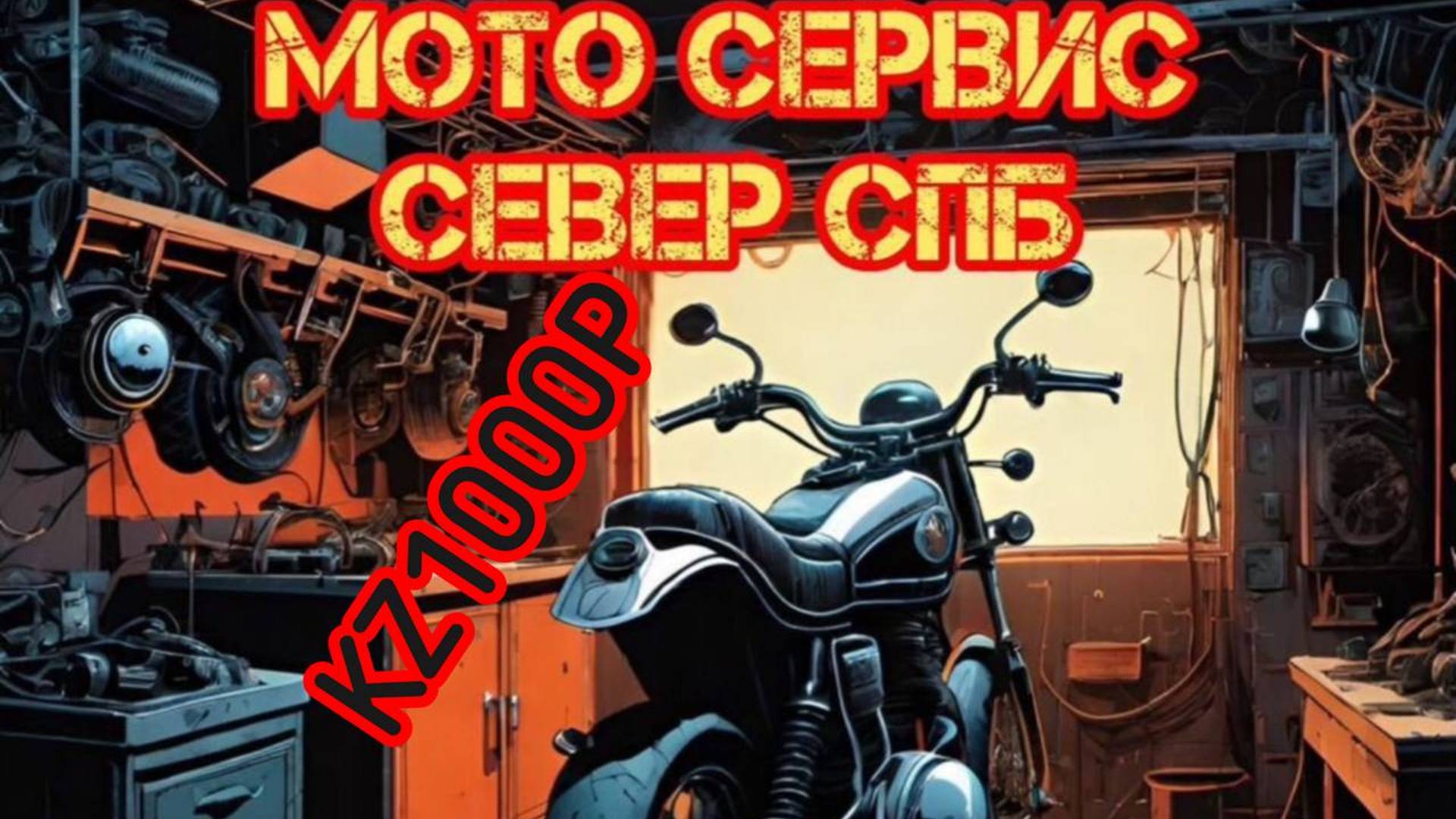 Kawasaki KZ 1000P оживление мотоцикла и восстановление