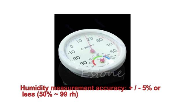 Mini Humidity Thermometer Meters Round Clock-shaped Indoor Outdoor Hygrometer Humidity Temperature смотреть онлайн