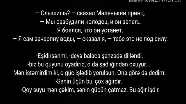 Антуана де Сент-Экзюпери Маленький Принц-Antuan de Sent-Ekzüperi "Balaca Şahzadə"-(Часть 8-8. hissə смотреть онлайн