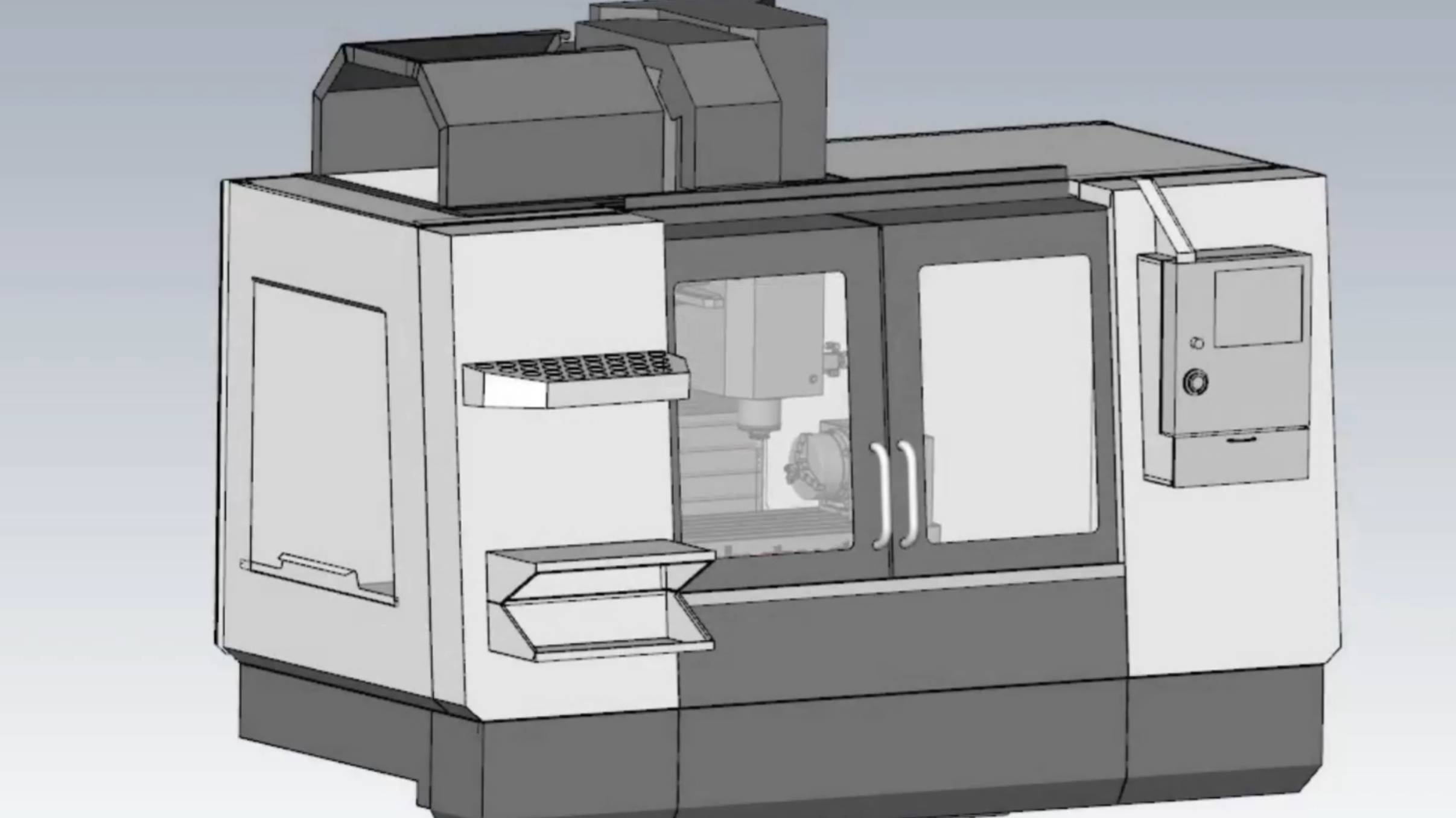 Building A Virtual Haas VF3 With 4th Axis In Mastercam For Machine Simulation - Part 1