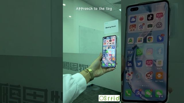 Touch The NFC Tag With Your Phone To Connect WIFI смотреть онлайн
