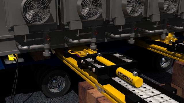 Low-Height Hydraulic Skidding System from Enerpac - The Jack & Slide смотреть онлайн