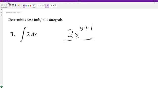 Find the indefinite integral of 2 dx смотреть онлайн