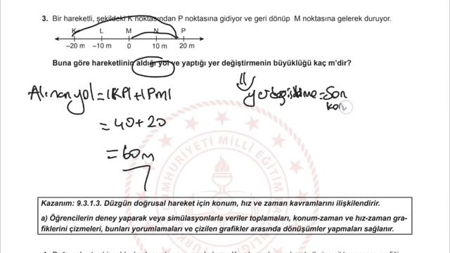 Fizik 9. Sınıf 1. Dönem 2. Yazılı MEB Senaryo 1 Soruları (açık uçlu / klasik) 2023/2024 смотреть онлайн