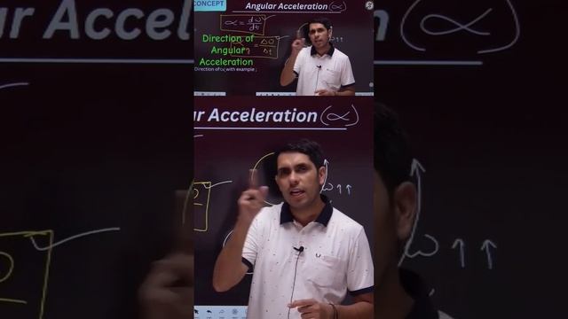 How to find direction of Angular Acceleration #neet #physics CBSE смотреть онлайн