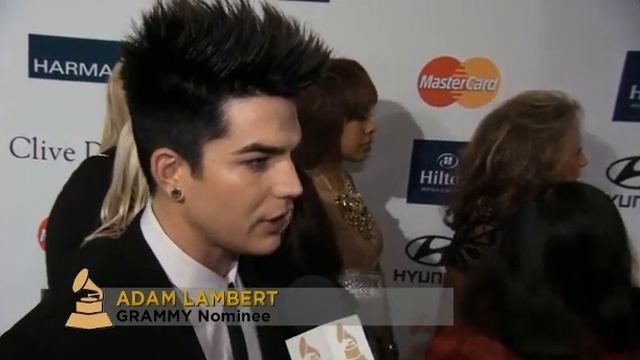 Adam Lambert Interview at Clive Davis pre Grammy Party -2-11-2012 смотреть онлайн