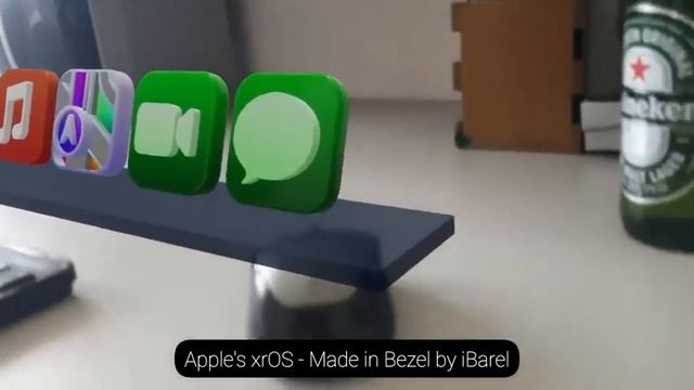 Apple's xrOS: UI made in 10 minutes with Bezel.it - A Web based UX/UI Design tool for VR/AR (XR) смотреть онлайн