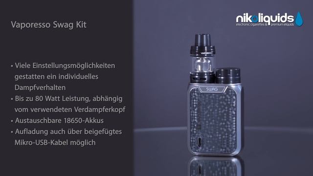 Vaporesso Swag Kit // Videodatenblatt смотреть онлайн