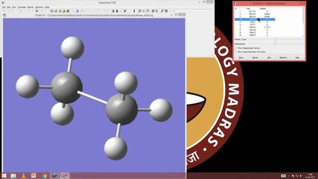 Lecture 35 - Polyatomic Vibrations - Illustrative examples of normal vibrations смотреть онлайн