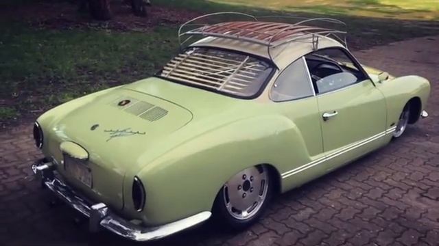 Karmann Ghia 1960, Static, rolling on 928s4 Porsche rims and a 6” Narrow Beam смотреть онлайн