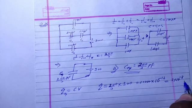 NCERT Physics Solution - Class 12 - Electrostatic Potential & Capacitance - Chapter 2, Question 25 смотреть онлайн