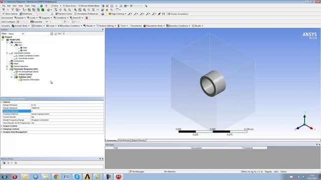 Ansys ACT Piezoelectric + Acoustics смотреть онлайн