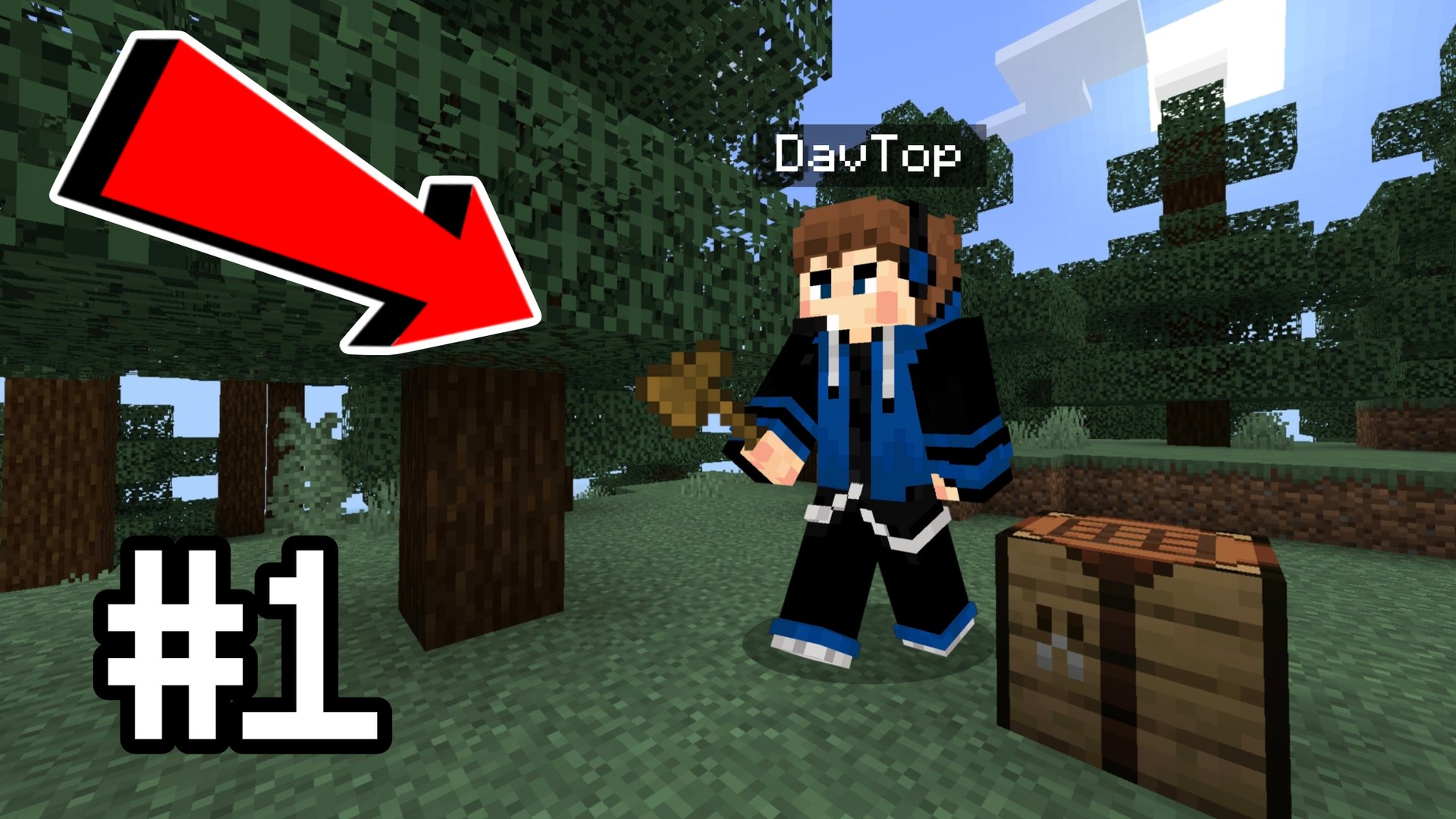 😱ПЕРВЫЙ ДЕНЬ ВЫЖИВАНИЯ В МАЙНКРАФТЕ... смотреть онлайн